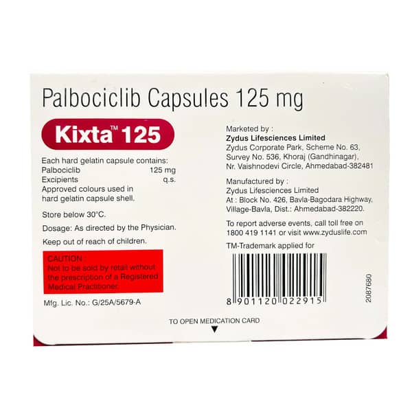 Kixta 125 Strip Of 7 Capsules