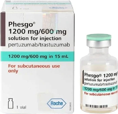 Phesgo 1200/600mg Vial Of 15ml Solution For Injection
