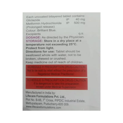 Prizide M 40mg Strip Of 15 Tablets