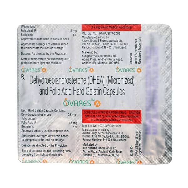 Ovares A Strip Of 15 Capsules