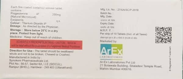 Minagest Sr 200Mg Strip Of 10 Tablets