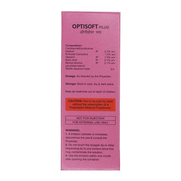 Optisoft Plus Bottle Of 10Ml Eye Drops
