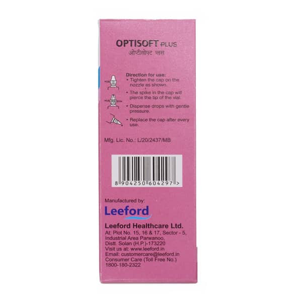 Optisoft Plus Bottle Of 10Ml Eye Drops