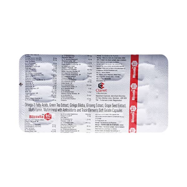 Blissvita 4G Strip Of 10 Capsules