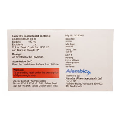 Unigolix 150mg Strip Of 10 Tablets