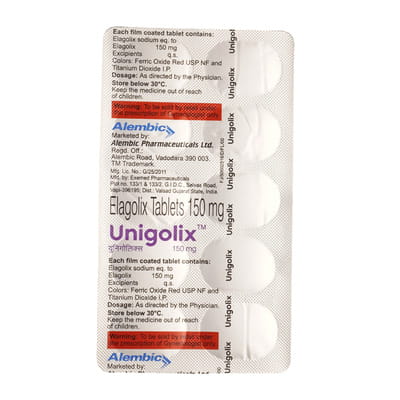Unigolix 150mg Strip Of 10 Tablets