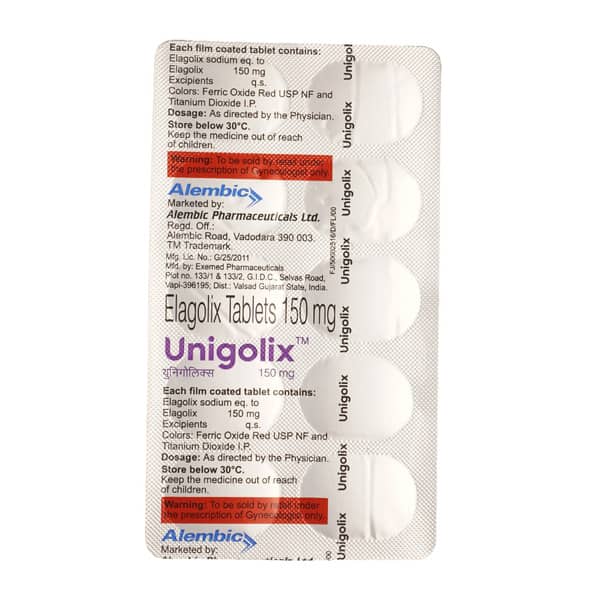 Unigolix 150mg Strip Of 10 Tablets
