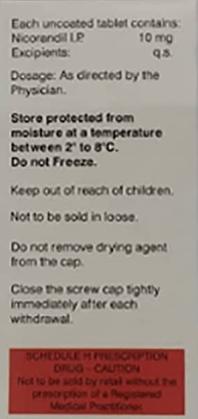 Nicostar 10mg Bottle Of 30 Tablets