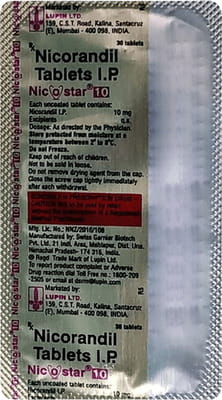 Nicostar 10mg Bottle Of 30 Tablets