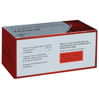 Ticavic 60mg Strip Of 10 Tablets
