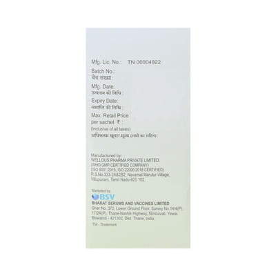 Lrzin Forte Orange Flavour Sugar Free Sachet Of 10gm Granules