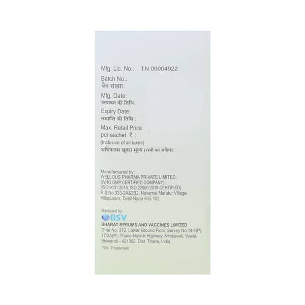 Lrzin Forte Orange Flavour Sugar Free Sachet Of 10gm Granules