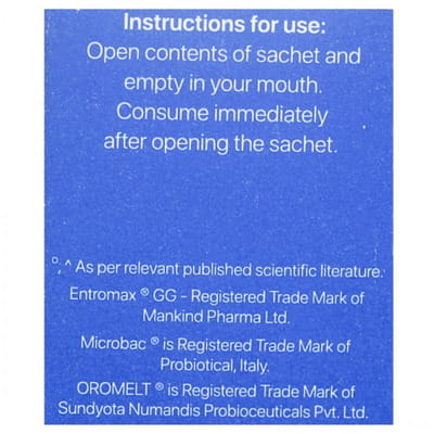 Entromax Gg Vanilla Flavour Sugar Free Sachet Of 1gm Oral Powder