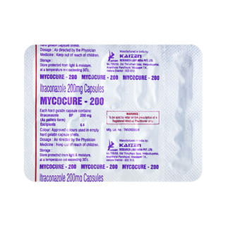 Mycocure 200Mg Strip Of 10 Capsules