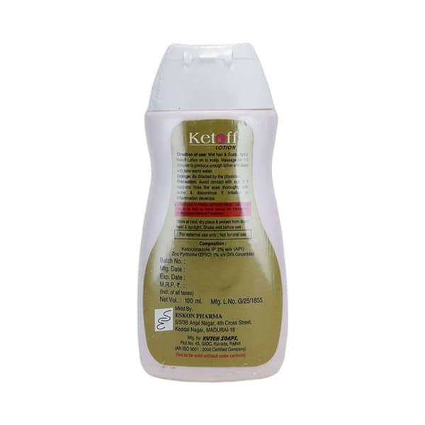 Ketoff Bottle Of 100ml Lotion