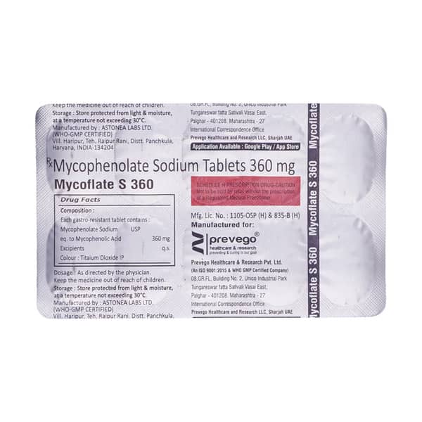 Mycoflate S 360Mg Strip Of 10 Tablets