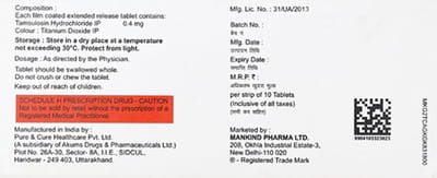 Flokind 0.4mg Strip Of 10 Tablets