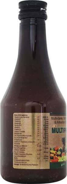 Multiprex Mix Fruit Flavour Bottle Of 200ml Syrup