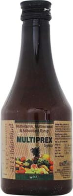 Multiprex Mix Fruit Flavour Bottle Of 200ml Syrup