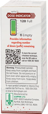 Budamate G 200mcg Hfa Packet Of 120 Metered Dose Inhaler