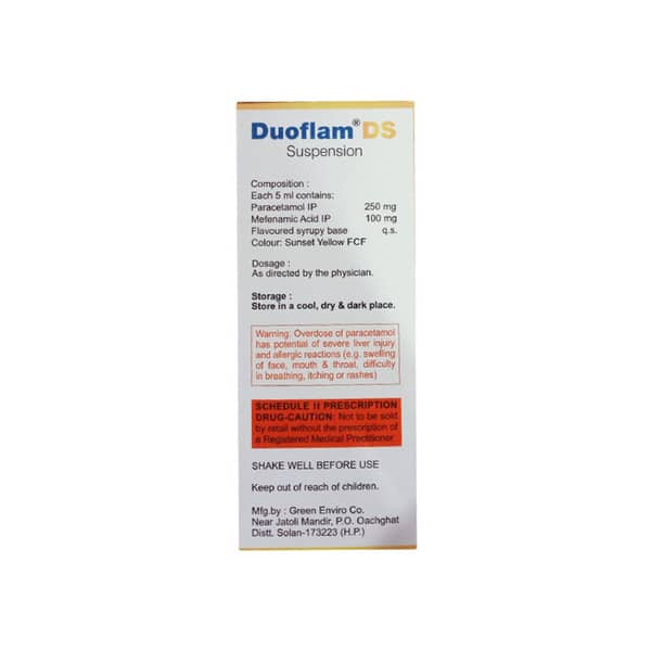 Duoflam Ds Delicious Mango Flavour Bottle Of 60ml Suspension