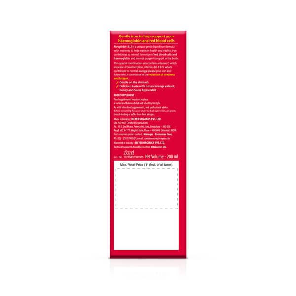 Feroglobin B12 Honey Orange Flavour Bottle Of 200ml Liquid