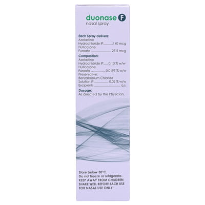 Duonase F 70md Bottle Of 9.8gm Nasal Spray