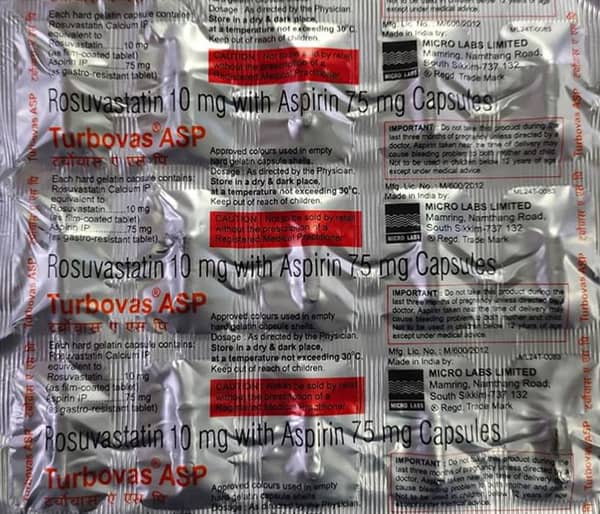 Turbovas Asp Strip Of 15 Capsules