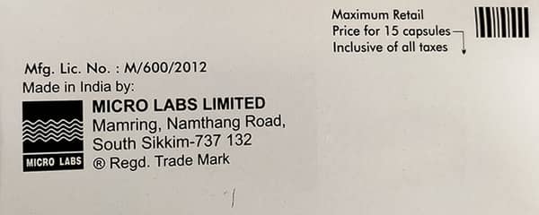 Turbovas Asp Strip Of 15 Capsules