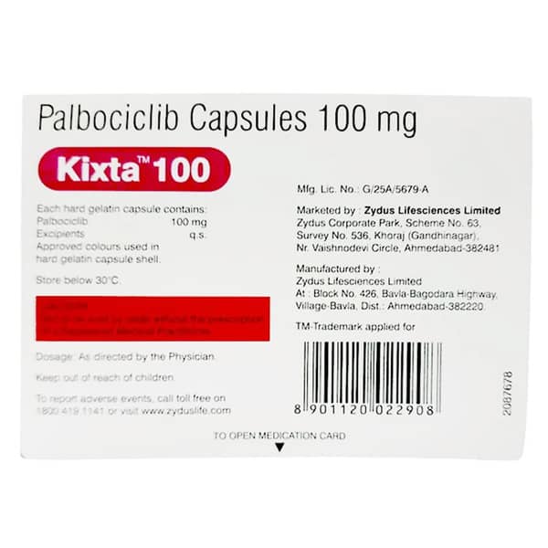 Kixta 100 Strip Of 7 Capsules
