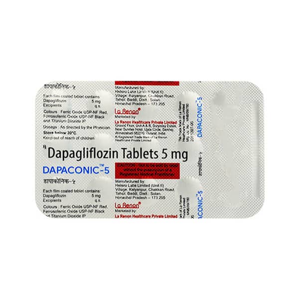 Dapaconic 5Mg Strip Of 15 Tablets