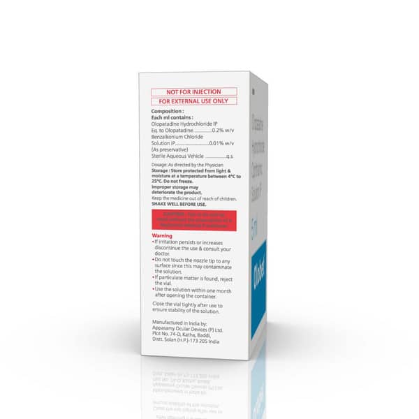 Olobet Bottle Of 5ml Ophthalmic Solution