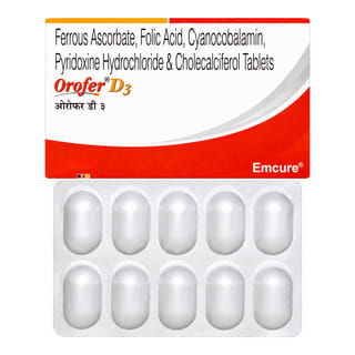 Orofer D3 Strip Of 10 Tablets