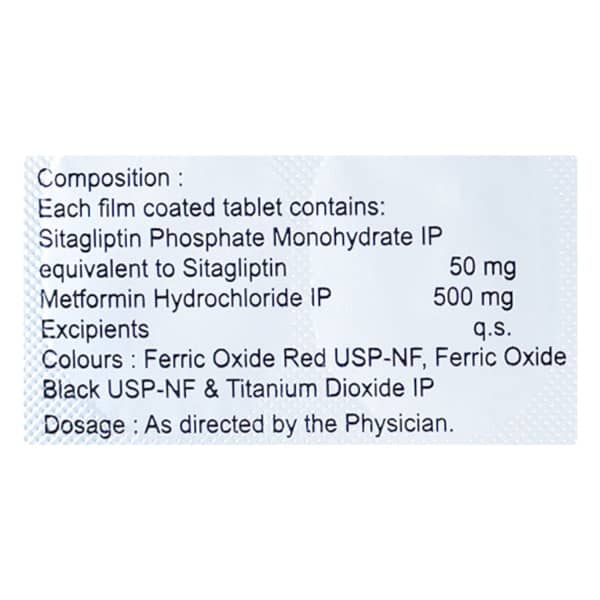 Emsita M 50/500mg Strip Of 10 Tablets