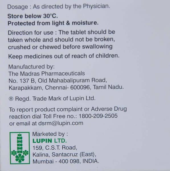 Gluconorm G Plus 1mg Strip Of 15 Tablets