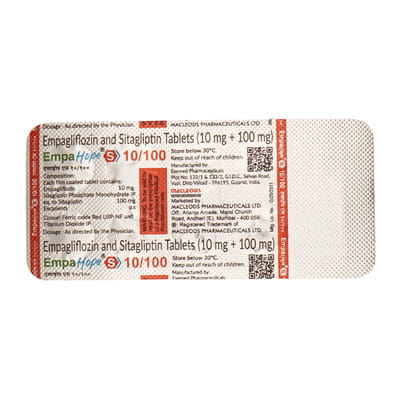 Empahope S 10/100mg Strip Of 10 Tablets