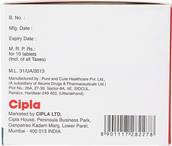 Metolar Trio 25mg Strip Of 10 Tablets