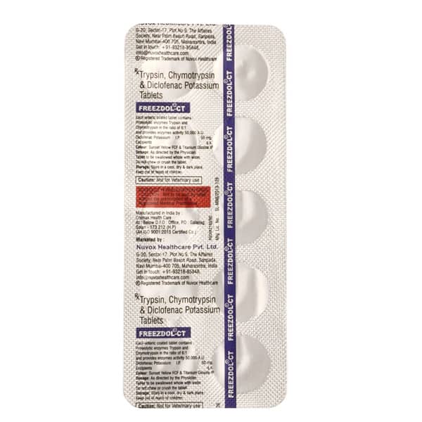 Freezdol Ct Strip Of 10 Tablets