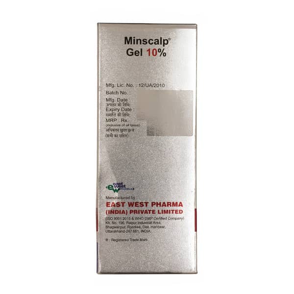 Minscalp 10% Tube Of 30Gm Gel (Pack Of 2)