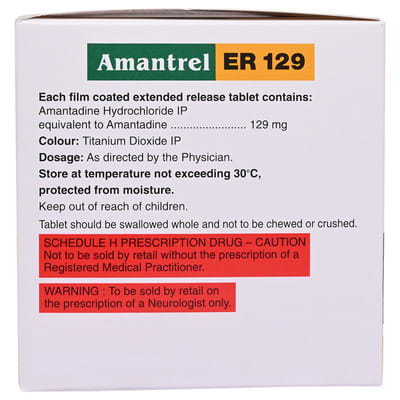 Amantrel Er 129mg Strip Of 10 Tablets