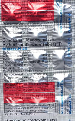 Olmark H 40mg Strip Of 15 Tablets