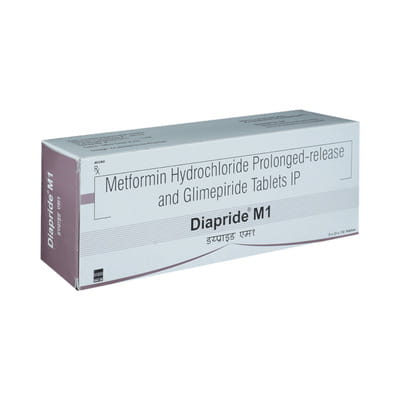 Diapride M 1mg Lv Strip Of 10 Tablets