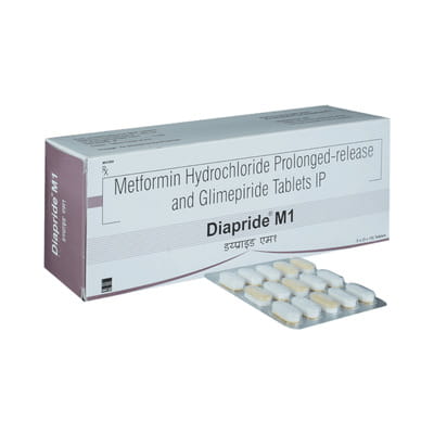 Diapride M 1mg Lv Strip Of 10 Tablets
