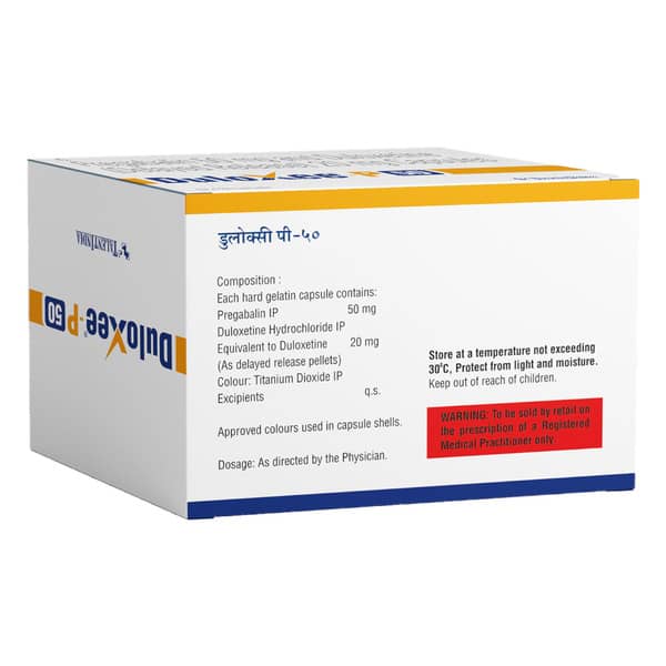 Duloxee P 50mg Strip Of 10 Capsules