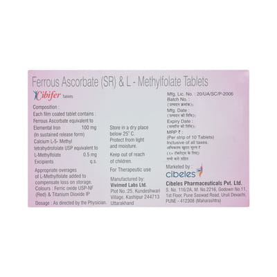 Cibifer Strip Of 10 Tablets