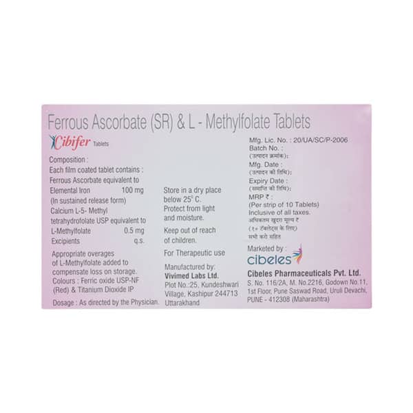 Cibifer Strip Of 10 Tablets