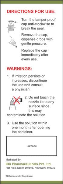 Dorzorx Bottle Of 5ml Eye Drops