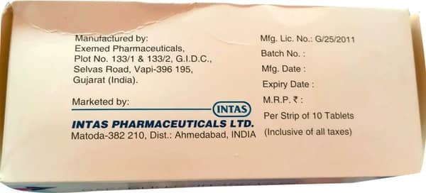 Daparyl V 10/100mg Strip Of 10 Tablets