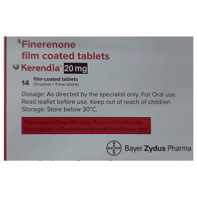 Kerendia 20mg Strip Of 14 Tablets