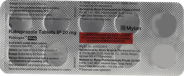 Ridzogas 20Mg Strip Of 10 Tablets